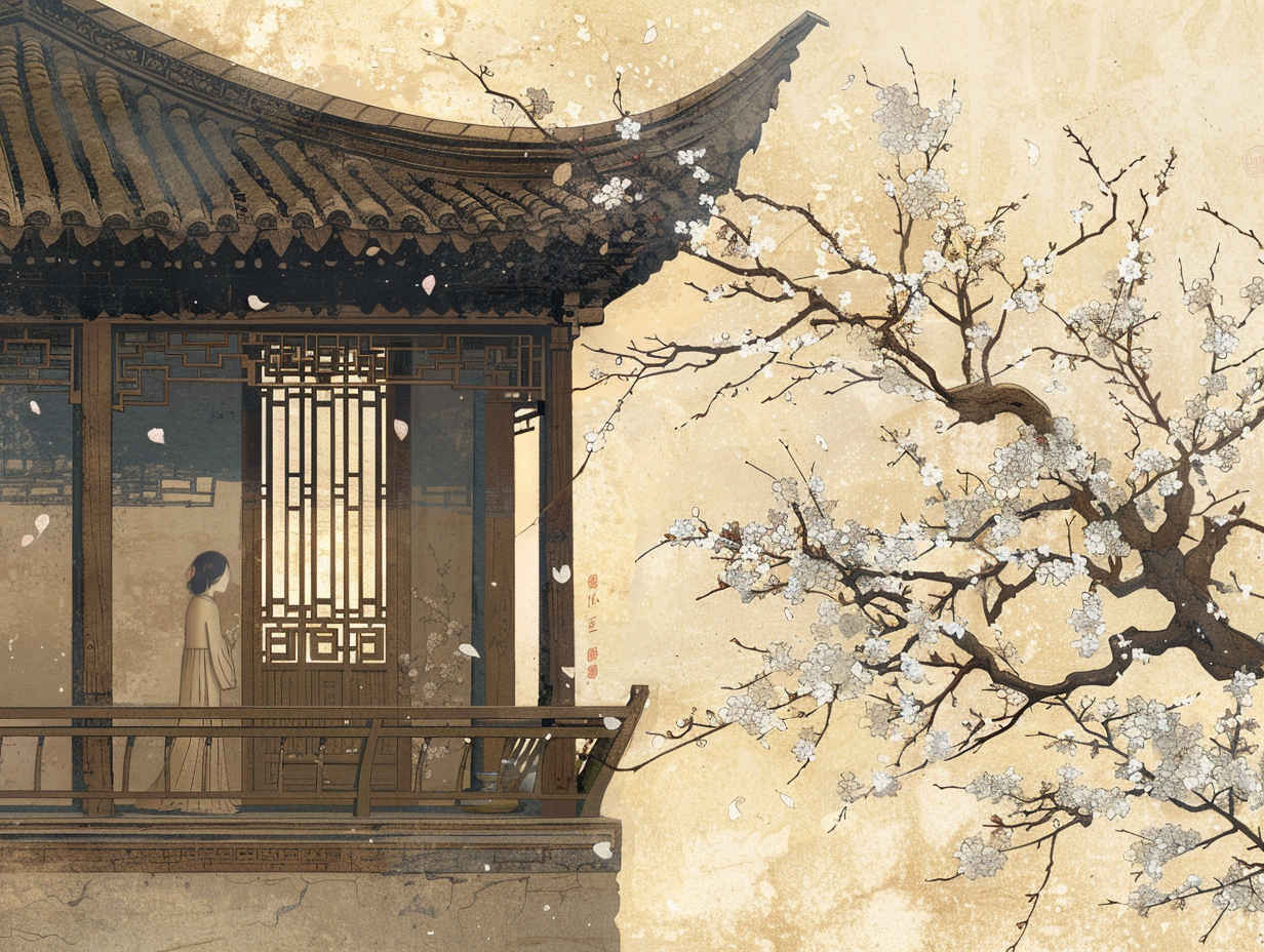 《满庭芳・小阁藏春》-雅林社